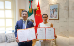 Sostiene Ana Paty Peralta reunión con autoridades de Zhuhai, China