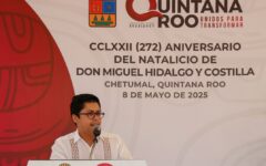 Conmemora Gobierno del Estado en Chetumal el 272 aniversario del natalicio de don Miguel Hidalgo y Costilla