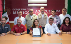 Firma Mara Lezama Convenio de Coordinación para el Desarrollo Rural Sustentable 2025-2027