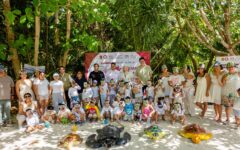 Dan Banderazo de Inicio de la Temporada de Tortuga Marina, con actividades de concientización ambiental
