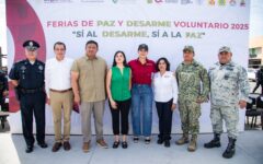 “Aquí queremos vivir en paz”; Estefanía Mercado impulsa programa de desarme en Playa del Carmen