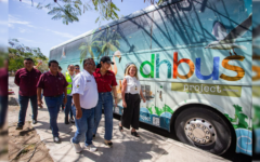 Estefanía Mercado impulsa educación vial infantil con el DH Bus en Playa del Carmen