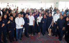 Ana Paty Peralta destaca dedicación y profesionalismo de madres policías
