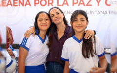 Ana Paty Peralta se suma a Jornada Nacional de Tequios por la Paz y Contra las Adicciones