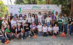 Llega tequio juvenil hasta Puerto Morelos