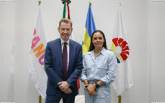 Ana Paty Peralta inaugura el Foro de Negocios Suecia – México «Innovando un Futuro Sostenible»