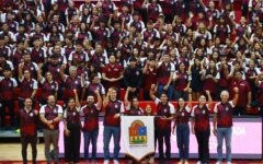 Celebra Ana Paty Peralta abanderamiento de delegación deportiva quintanarroense en Cancún