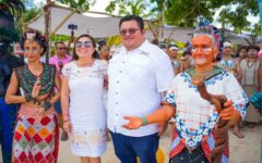 Recibe Chacón a canoeros
