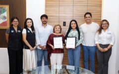 Blanca Merari firma convenio de colaboración con la Secretaría Anticorrupción y Buen Gobierno de Quintana Roo