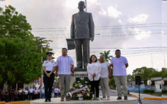Ayuntamiento de Felipe Carrillo Puerto conmemora aniversario del general Lázaro Cárdenas