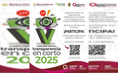 Invita Sabgob a la ciudadanía participar en etapas estatales de los concursos de Contraloría Social y Transparencia en Corto