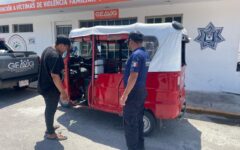 Le roban mototaxi y lo halla la Policía