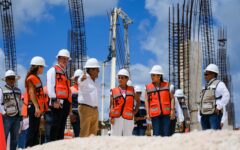 Constata Mara Lezama 40% de avance en construcción del Nuevo Hospital General de Felipe Carrillo Puerto