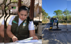 Reforzamos mantenimiento a red vial en beneficio de portomorelenses: Blanca Merari