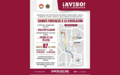 Implementa Tránsito Municipal cierre parcial de vialidad