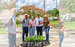 Mary Hernández entrega 300 plantas a Emiliano Zapata