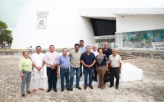 Restaurarán en su lugar original la estatua de don Andrés Quintana Roo y asta bandera en Chetumal