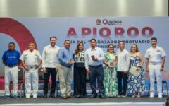 Visibiliza Mara Lezama esfuerzo, dedicación y fidelidad de trabajadoras y trabajadores de la Apiqroo
