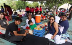 Celebra DIF Benito Juárez a padres con picnic familiar