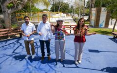 Ponen Mara Lezama y José Alfredo Contreras multideportivo al servicio de las y los bacalarenses