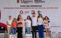 Mara Lezama empodera a más mujeres de Benito Juárez con la entrega de 300 máquinas de coser para el autoempleo
