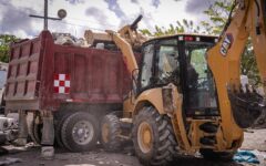 Gobierno de Cozumel refuerza acciones para mantener una isla limpia a través del traslado de desechos no reciclables al relleno sanitario