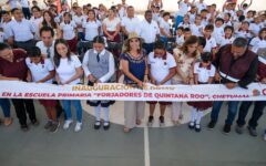 Entrega domo a la primaria ‘Forjadores de Quintana Roo’