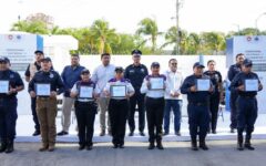 SMSCyT reconoce a elementos policiales por sus acciones relevantes