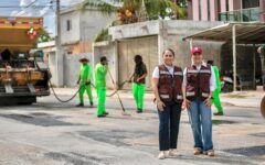 Mary Hernández promueve bacheo responsable;  atiende solicitudes ciudadanas