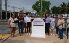 Mara Lezama y Ana Paty Peralta entregan obra de rehabilitación de la avenida Miguel Hidalgo de Cancún