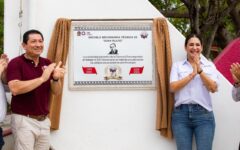 En Playa del Carmen la educación es prioridad: Estefanía Mercado en el 25 aniversario de la Secundaria Juan Rulfo