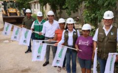 Da Blanca Merari banderazo al programa de obras 2025 en Leona Vicario