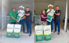 Benefician a agricultores de Puerto Morelos