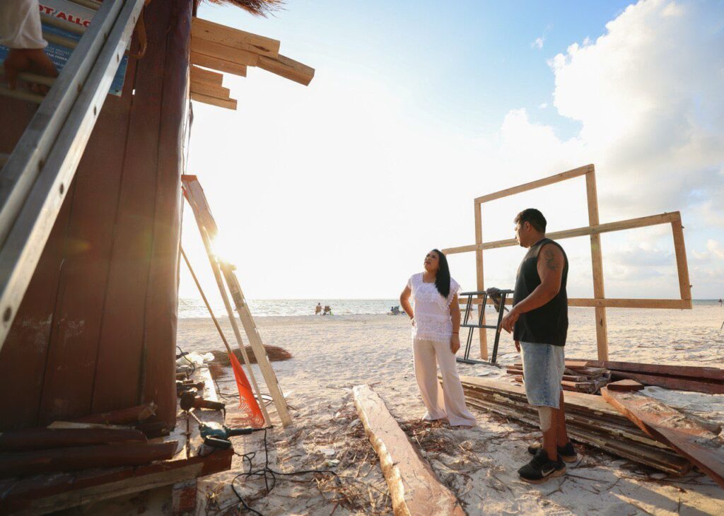 Blanca Merari supervisa obras de infraestructura en playas de Puerto ...