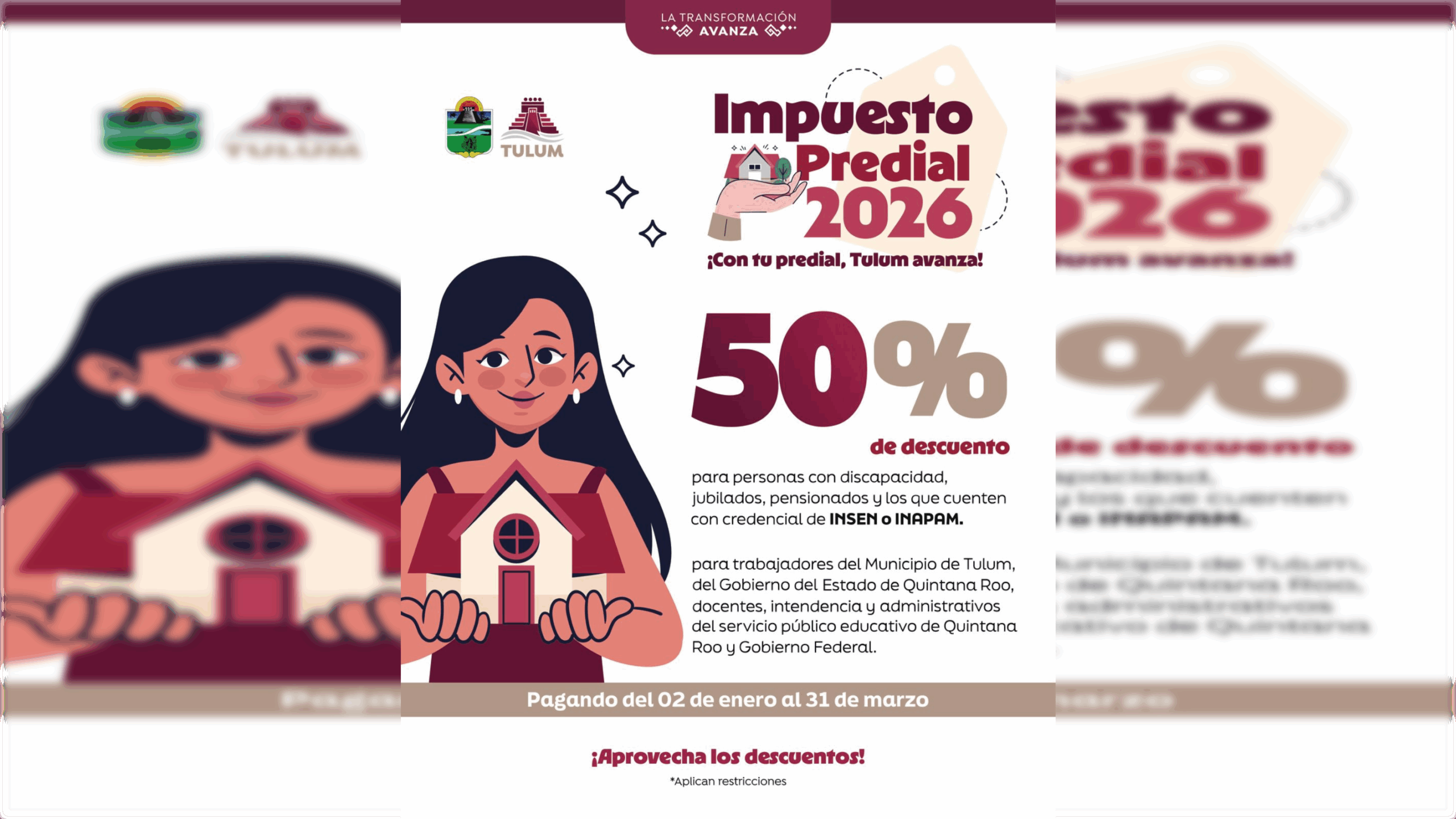 Tulum lanza campaña de descuentos en el Predial 2026