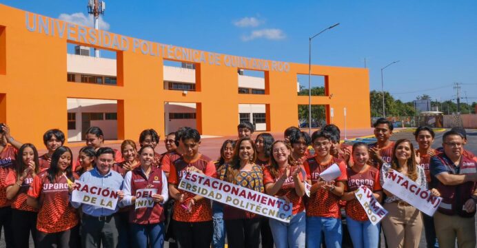Cumple Mara Lezama a estudiantes con la inauguración de estacionamiento ...