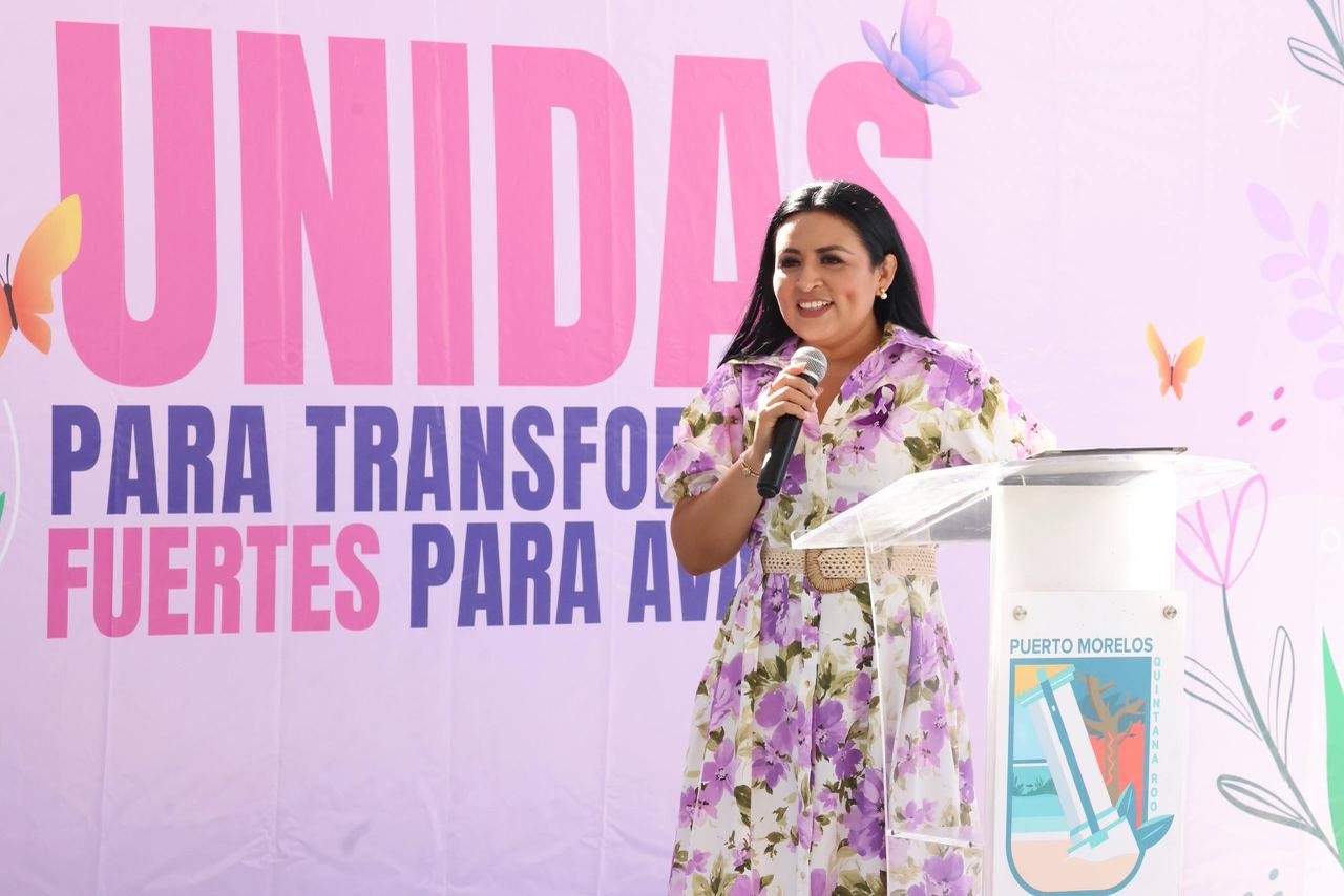 Blanca Merari impulsa el liderazgo femenino en Puerto Morelos