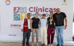 Ana Paty impulsa deporte en escuelas con clínica deportiva