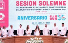 Ana Paty Peralta llama a asumir a Cancún como hogar y orgullo en su 56 aniversario