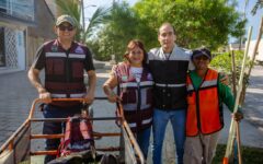 Diego Castañón supervisa limpieza y poda para mejorar imagen urbana de Tulum