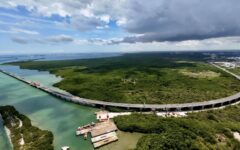 Confirman inauguración del Puente Nichupté a inicios de mayo