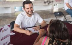 Pablo Bustamante reafirma trabajo cercano en el 56 aniversario de Cancún