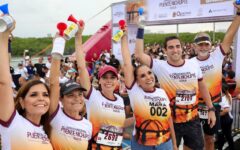 Miles celebran la apertura del Puente Nichupté en Cancún con carrera conmemorativa