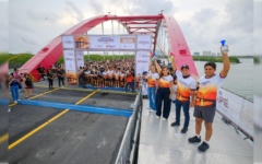 Mara Lezama encabeza la Carrera Puente Nichupté