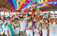 Renán Sánchez reconoce a El Cedral como orgullo de Cozumel
