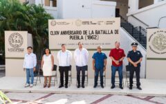 Conmemoran en Playa del Carmen el aniversario de la Batalla de Puebla