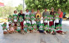 Fomentan cuidado de tortugas marinas en jardín de niños de FCP