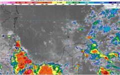 Vaguada y humedad del Caribe dejarán lluvias intensas y fuertes vientos en Quintana Roo