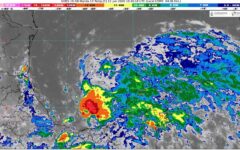 Onda tropical 6 y baja presión en el Golfo de México provocarán lluvias intensas en Quintana Roo