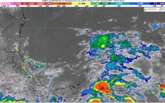 Canal de baja presión mantendrá lluvias aisladas y ambiente muy caluroso en Quintana Roo